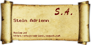 Stein Adrienn névjegykártya